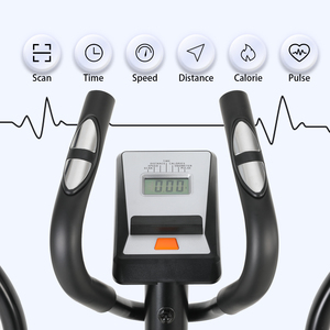 <span class=keywords><strong>Vélo</strong></span> <span class=keywords><strong>elliptique</strong></span> manuel magnétique à cadre en acier pour usage domestique, mini-<span class=keywords><strong>vélo</strong></span> d'<span class=keywords><strong>exercice</strong></span> avec volant d'inertie de 2 kg, écran LCD, écologique et durable - Product Image 5