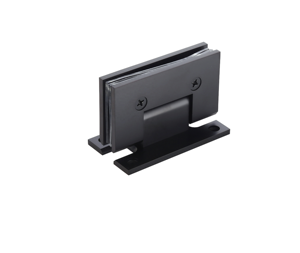 DEVE Bisagras de latón de 90 grados de alta resistencia de acero inoxidable para mamparas de ducha, herrajes negros modernos para puertas de ducha y ventanas de baño - Product Image 1