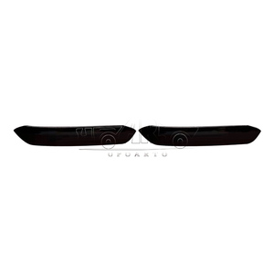Accessoires extérieurs pour voiture, aileron de toit arrière en ABS noir brillant, extension de lames d'aileron arrière en 2 parties pour voiture - Product Image 3