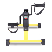 Mini vélo d'exercice pliable portable sous le bureau, équipement de rééducation des jambes et des bras, équipement de gym pour la maison