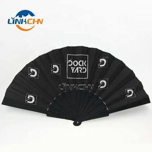 Ventilateur à main en plastique bricolage vierge populaire pour la décoration - Product Image 3