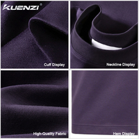 T-shirt pour femme Kuenzi à manches courtes, sensation de fraîcheur, 11% polyester, 87% coton, 2% élasthanne, tissu 240GSM, poids lourd