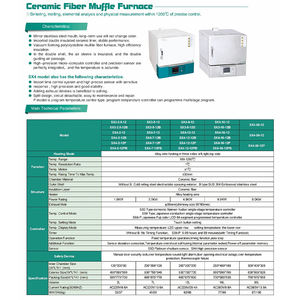 Forno a muffola in fibra ceramica da 1600 ℃, dimensioni 20L/300*260*260mm, sensore di alta precisione importato di alta qualità, alta precisione - Product Image 6