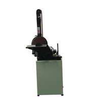 Meuleuse de banc électrique industrielle FS-1500, ponceuse à bande et à disque portable, machine à poncer le bois robuste