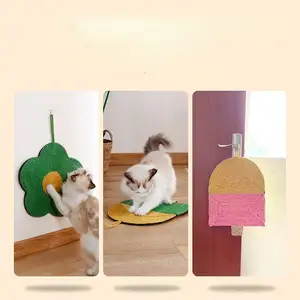 Shengfeng Cat Toy Sisal Scratch-resistant Natural Sisal Claw Grinding Sharpener Cat Scratch Cardboard Pad Toy For Cats