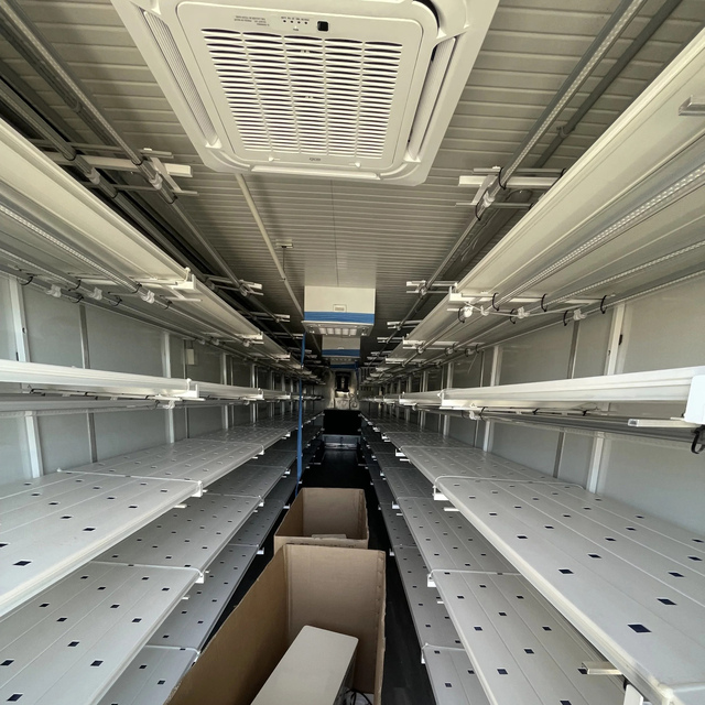 Large Mobile Smart Growing Container Greenhouse with Precision Temperature Control and Automatic Work for Hydroponic Cultivation