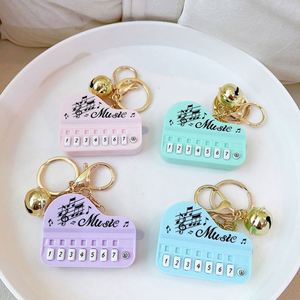 Factory Children Kids Gifts Mini Small Game Toy Key Chain Mental <b>Keyring</b> Plastic Creative <b>Cute</b> Music Piano Keychain Custom - Product Image 2