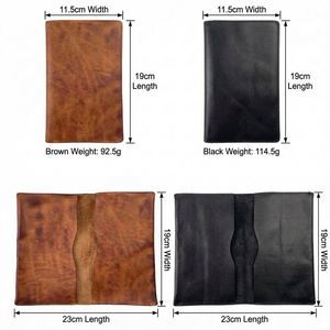 Funda de Pasaporte Personalizada, Cartera de Cuero Vacuno Suave, Porta Tarjetas, Accesorios de Viaje Unisex - Product Image 4