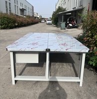 Banc de travail extra large en acier inoxydable 304 robuste avec tiroirs robustes, table d'atelier industrielle pour ateliers