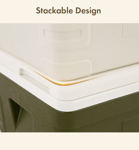 Glacière d'extérieur en plastique PP rigide et durable de 30 L avec grande capacité - Product Image 6