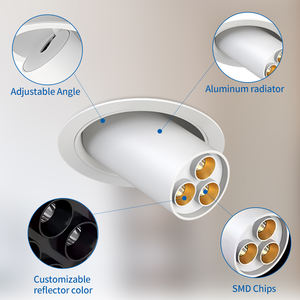 Focus Accent Down Light 2 ''4'' 9W 12W Interior Moderno Regulable Techo Cilindro Spot Light - Product Image 3