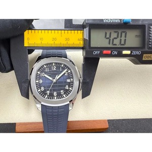 Montre mécanique étanche de qualité supérieure 40 mm, mouvement DDF factory 330, 5167, montre de plongée bleu foncé, bracelet bleu - Product Image 3