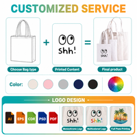 Vente d'usine – Sacs en toile écologiques personnalisés avec logo imprimé, grande capacité, en coton, motif dessin animé – TENDANCE ÉCOLOGIQUE