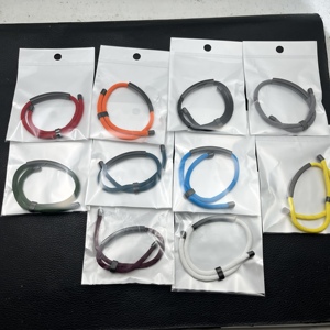 <span class=keywords><strong>Bracelet</strong></span> en acier inoxydable avec logo personnalisé, gravure DIY, <span class=keywords><strong>bracelet</strong></span> en corde tressée réglable fait main pour femmes et hommes - Product Image 2