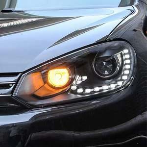 MJ faro di alta qualità per luci frontali Volkswagen MK6 2010 <span class=keywords><strong>2012</strong></span> aggiornamento GTI <span class=keywords><strong>Golf</strong></span> <span class=keywords><strong>6</strong></span> fari luci frontale DRL - Product Image 3