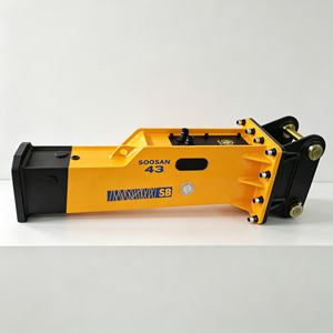 SOOSAN SB43 Nouveau brise-roche hydraulique silencieux de type boîte pour excavatrices et chargeuses-pelleteuses de 5 à 12 tonnes - Product Image 1