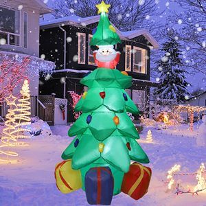 Blow up <b>Inflatable</b> Tree With LED Lights for Indoor Outdoor Garden Yard Lawn Holiday Party 20240629 <b>Inflatable</b> Xmas Decoration - Product Image 2
