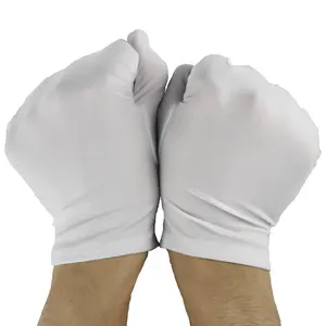 High Quality Breathable Work Gloves For Industrial And Eczema 100% Cotton White Knitting Gloves