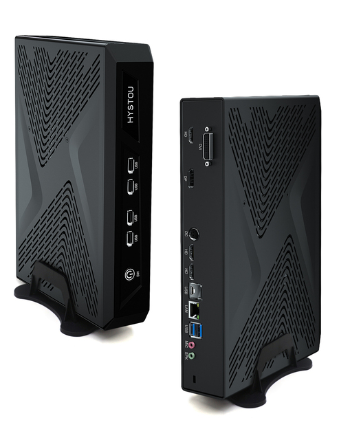 HYSTOU RTX 3050 Optional Wifi 6 Wide Temperature Port Dual DDR4 New GDDR6 Video Memory Gaming Mini PC