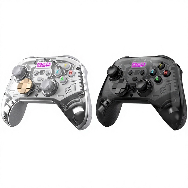 G7 for Wireless Game Controller with Hall-Effect Joysticks Triggers Vibration Supports for Mobile for PC