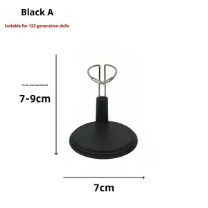 Регулируемая подставка для кукол 17-20 см, подставка для кукол, мультяшная игрушка, пластиковая ПВХ 1:3 шкала, подставка для кукол - Product Image 3