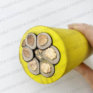 Type W 380v 660 Volt 2c 1/0 2/0 3/0 4/0 AWG Icea Isolation CPE Gaine Caoutchouc Câble Minier - Product Image 4