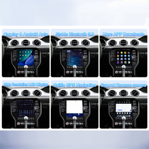 Autoradio Android Navihua 10,4 pouces, écran vertical style Tesla, navigation GPS, Carplay, multimédia pour Ford Mustang 2015-2020 - Product Image 5