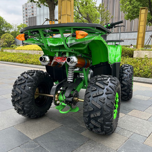 <span class=keywords><strong>Cuatrimoto</strong></span> Todoterreno de <span class=keywords><strong>4</strong></span> Ruedas y <span class=keywords><strong>4</strong></span> Tiempos, Fabricada en Fábrica, Color Verde, con Portaequipajes para Recreación al Aire Libre, 125cc ATV - Product Image 2