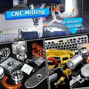 Services de fraisage CNC de précision pour pièces de petite taille, usinées par machine, avec tolérances de perçage de trous profonds, pour métaux, acier inoxydable et plastique - Product Image 1