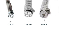 AAC/ACSR/ABC/AAAC Aluminium-Elektrokabel XLPE-Isoliertes Leiterkabel für Freileitungen Eisenbahn Industriebau Marine