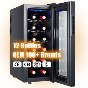 Ventes chaudes <span class=keywords><strong>12</strong></span> <span class=keywords><strong>bouteilles</strong></span> Mini réfrigérateur à <span class=keywords><strong>vin</strong></span> de <span class=keywords><strong>petite</strong></span> taille <span class=keywords><strong>Cave</strong></span> à <span class=keywords><strong>vin</strong></span> pour hôtel Bar Maison Cuisine - Product Image 3