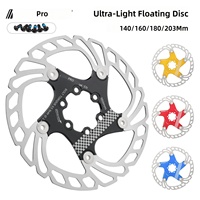 Disque de frein flottant transfrontalier IIIPRO à six boulons pour VTT 140mm/160mm/180mm/203mm, boîte couleur