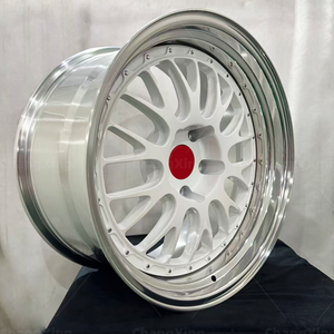 Jantes forgées personnalisées blanches et polies à rebord profond pour voitures particulières, 2/3 pièces, 5x112 5x120 5x114.3 5x130 pour Porsche BMW Audi - Product Image 2