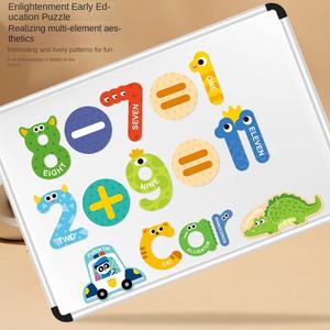 <span class=keywords><strong>Jeu</strong></span> de puzzle magnétique numérique en anglais sur les animaux pour l'éducation précoce <span class=keywords><strong>des</strong></span> enfants - Product Image 3