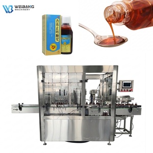 Máquina de Llenado y Tapado de Botellas de Plástico para Jarabe y Líquidos Orales, Línea de Producción de Llenado de Líquidos - Product Image 1