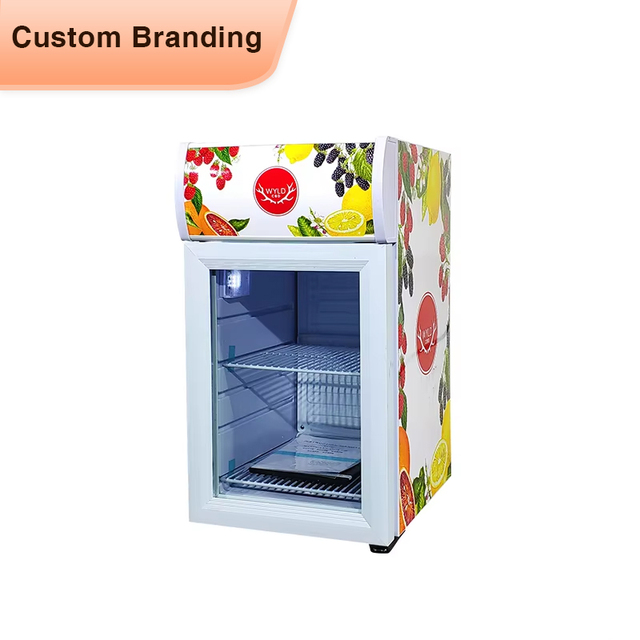 Meisda SC21B CE Small Single-Temperature Compressor Cooling Beverage Display Cooler 21L Commercial Mini Bar Fridge