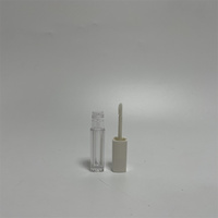 Conteneur vide carré noir de 2,5 ml pour rouge à lèvres liquide, design personnalisé Sun-pack
