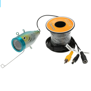Caméra de pêche sous-marine 1000TVL avec câble de 15M, caméra vidéo 12pcs LED Fish Finder pour glace/<span class=keywords><strong>mer</strong></span>/rivière - Product Image 4