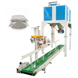 Brand New Semi-automatic 10kg 25kg 50kg Compost Sand Soil Granular Pellet Belt Feeding Packing Machine