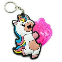 Porte-clés réfléchissant de qualité supérieure logo personnalisé Porte-clés réfléchissant en PVC cristal Porte-clés réfléchissant pour sécurité