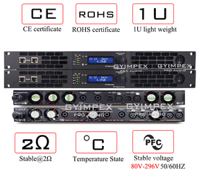 Équipement <span class=keywords><strong>de</strong></span> <span class=keywords><strong>musique</strong></span> Pro Amp 2000W amplificateur <span class=keywords><strong>de</strong></span> mélangeur <span class=keywords><strong>de</strong></span> puissance classe d 1U amplificateur <span class=keywords><strong>de</strong></span> puissance 2 canaux pour Ktv scène préoccupation église - Product Image 6