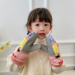 Gants de Ski imperméables pour enfant, accessoire de sport, protège <span class=keywords><strong>du</strong></span> froid et des boissons chaudes, pour l'hiver, - Product Image 6