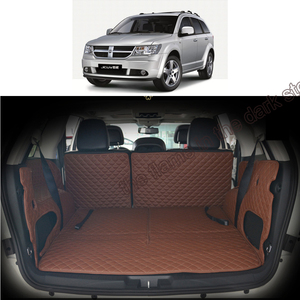 Alfombrilla de Cuero para Maletero de Coche, Protector de Carga para <span class=keywords><strong>Fiat</strong></span> Freemont 2008 2009 2010 2012 2013 2014 2015 2016 2017 <span class=keywords><strong>2018</strong></span> Dodge Journey - Product Image 2