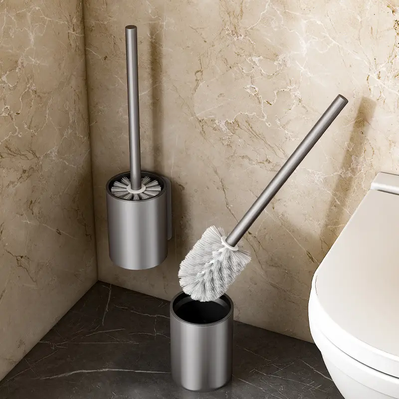 Gk 2023 phụ kiện phòng tắm SUS thép không gỉ phòng tắm nhà vệ sinh treo dài xử lý nhà vệ sinh làm sạch bàn chải sạch bàn chải