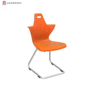 Leadcom CATO L-M02-2塑料便携式教室讲堂大学带轮子的可移动协作讲课椅