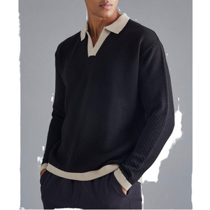 Nueva Camisa de Golf 2025 de Alta Calidad, 100% Algodón, con Estampado Bordado, Manga Larga, Bolsillo, Antiarrugas, Sublimación Personalizada para Hombre - Product Image 1