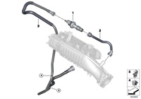 Pièces de moteur automobile 13907621174 Soupape de ventilation du réservoir de carburant pour modèle de véhicule MINI COOPER X1 X2 F55 F56 1.5 2.0 F45 F49 pour BOSCH