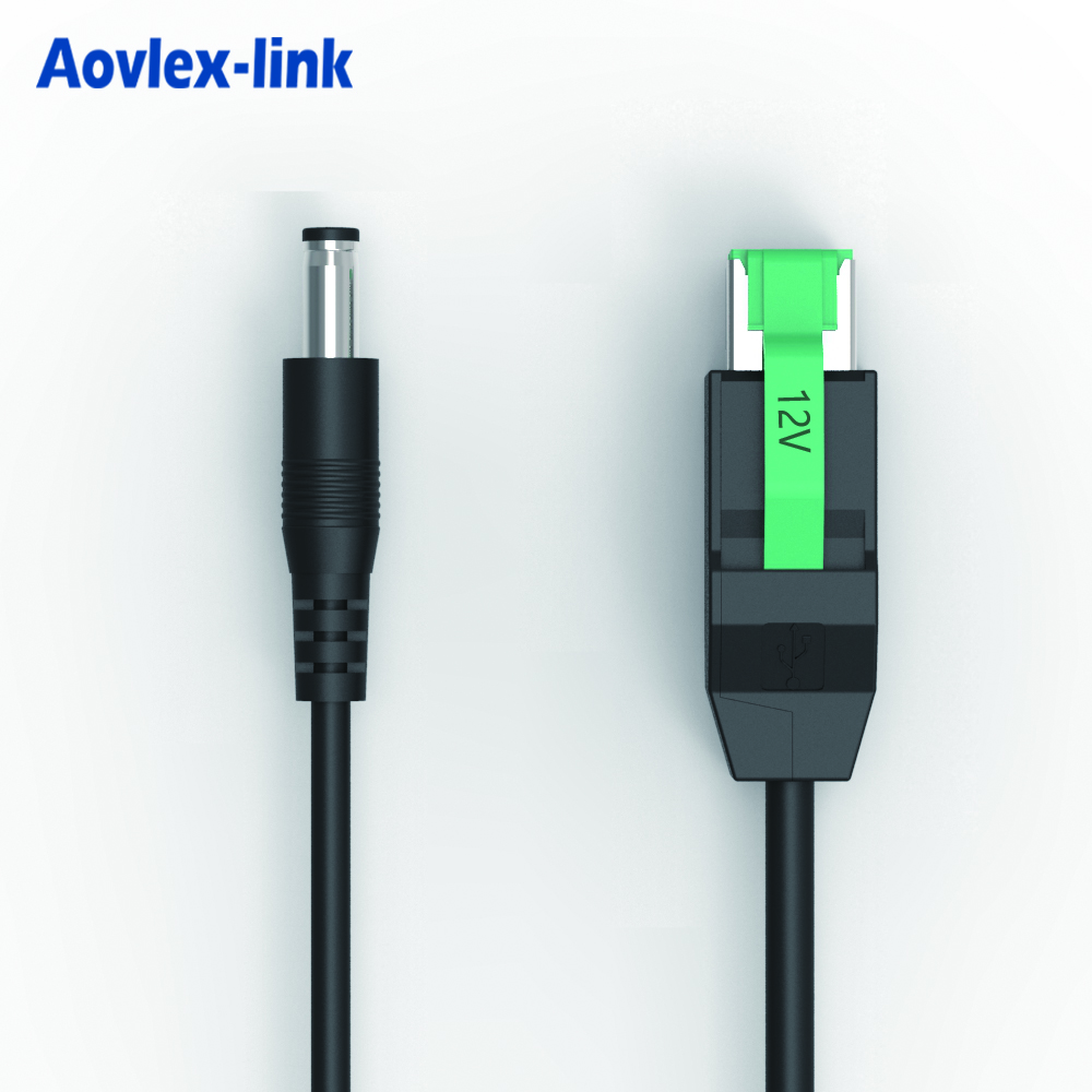 Оригинальный завод 12 В Питание usb кабель штекер к DC в 24 в usb кабель питания для POS системы