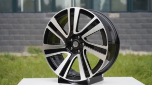 ล้อแม็กซ์สีเงินแบบห้าก้าน ขนาด 17 นิ้ว ดีไซน์ Rocker สำหรับรถยนต์ <span class=keywords><strong>Mercedes</strong></span> รุ่น 450sel รุ่น <span class=keywords><strong>W123</strong></span> W107 W108 - Product Image 2