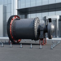 Broyeur à boulets compact pour l'or 900*1800, équipement de broyage du ciment et de l'or à faible coût d'investissement, produit phare